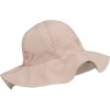 Zonnehoedje met abrikoosjes - Amelia reversible sun hat peach/sea shell mix